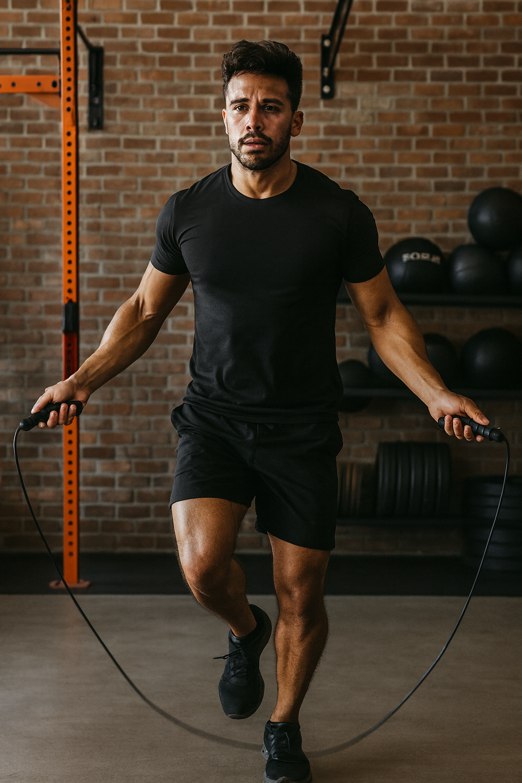 2-in-1 Ab Roller & Skipping Rope Set – Core Strength Trainer, Home Workout Equipment & Cardio Fat Burner