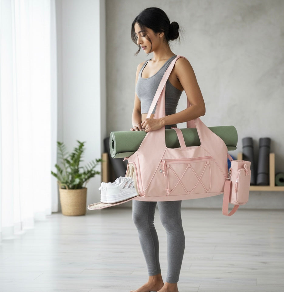 Yoga Mat Bag with Shoe Pocket